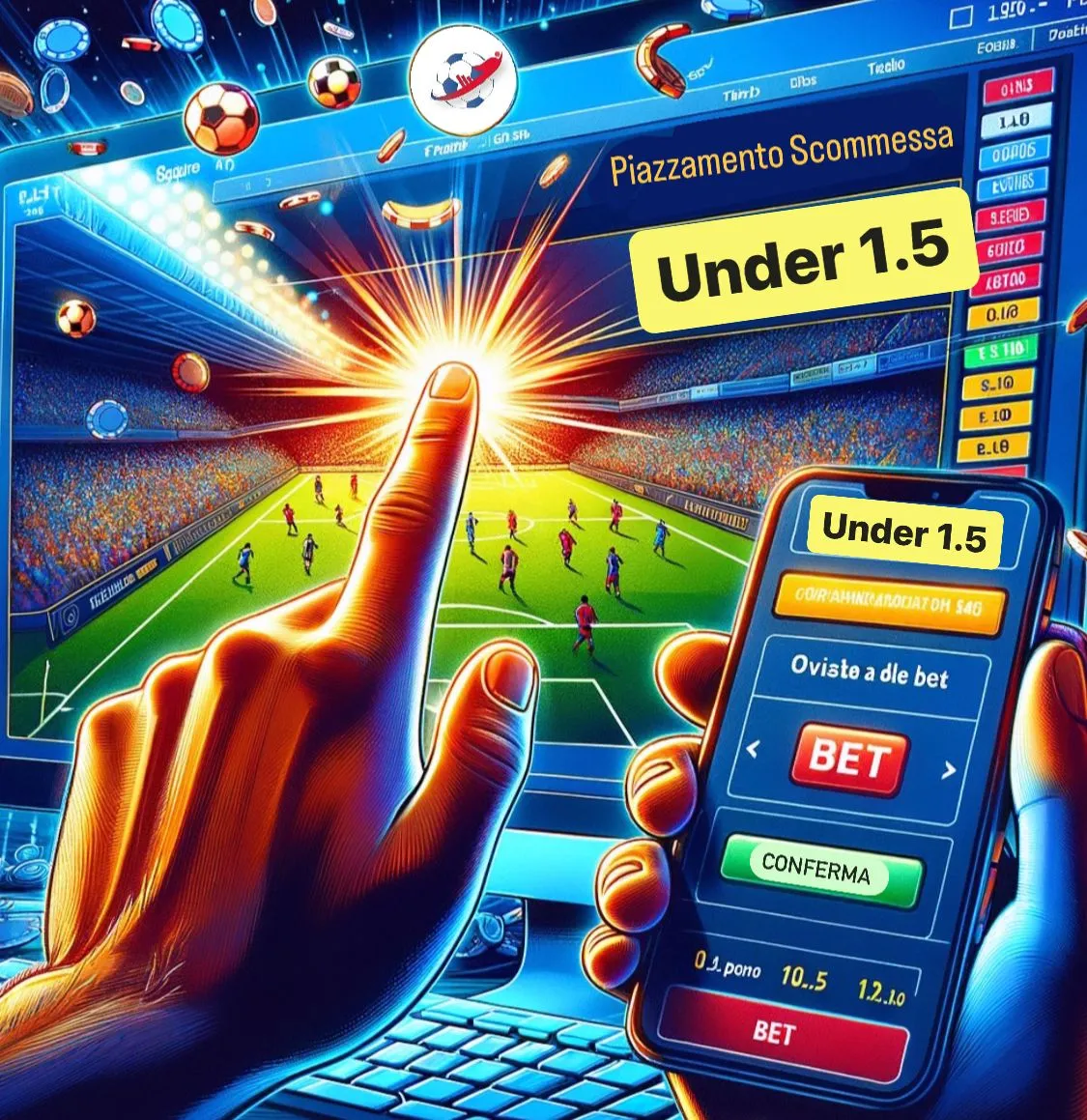 Piazzamento scommessa Piazzamento scommessa Under 1.5